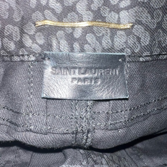 Yves St. Laurent NWT Snake Skin Print Skinny Jean Size 27 - Picture 8 of 9